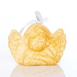 OKRASEK ZA JELKO GLOSSTYLE ANGEL 7 CM IMITACIJA LESA IZ KERAMIKE