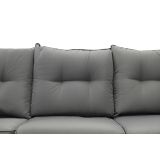 GARNITURA UMETNI RATAN BIVA AREZZO 2-DELNA, SIVA MIZA+KLOP