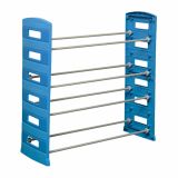 STOJALO ZA ČEVLJE PVC, 80X29X79 CM, ARHIVSKI REGAL, MODER