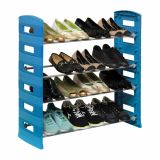 STOJALO ZA ČEVLJE PVC, 80X29X79 CM, ARHIVSKI REGAL, MODER