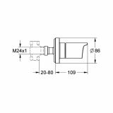 DODATNA OPREMA ZA PIPE GROHE VENTIL ZAPORNI GROHTHERM 2000 NEW NADOMETNI DEL
