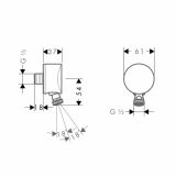 DODATNA OPREMA ZA PIPE HANSGROHE FIXFIT S