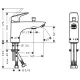 PIPA ZA KAD HANSGROHE LOGIS BREZ PRHE IN GIBLJIVE CEVI