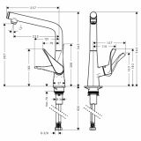 PIPA KUHINJSKA METRIS METRIS STOJEČA, 2 CEVI IZGLED NERJAVNEGA JEKLA