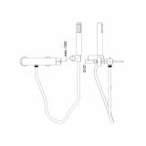 UNITAS ENOROČNA ARMATURA ZA TUŠ/KAD S TUŠ ROČKO UNITAS FRESH