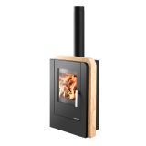 KAMINSKA PEČ HAAS+SOHN ARUBA 220.17-ST BISERNO ČRNA/WOODSTONE