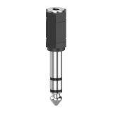 AVDIO ADAPTER, 3,5 MM VTIČNICA - 6,3 MM VTIČNICA, STEREO