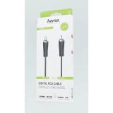 AVDIO KABEL, RCA VTIČ - RCA VTIČ, DIGITALNI, 1,5 M