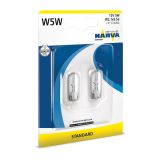 AVTOMOBILSKA ŽARNICA NARVA POMOŽNA W5W 12V 5W W2.1X9.5D