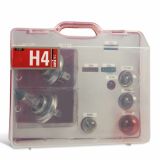 AVTOMOBILSKA ŽARNICA UNITEC KOVČEK Z REZERVNIMI ŽARNICAMI H4