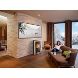 KAMINSKA PEČ HAAS+SOHN BALI EASY ČRN / WOODSTONE