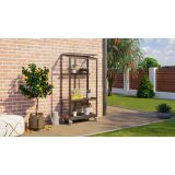 BALKONSKI RASTLINJAK VITAVIA POLIS 350 ESG, ČRNA KOLESA