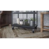 BALKONSKI RASTLINJAK VITAVIA POLIS 350 ESG, ČRNA KOLESA