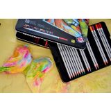 BARVICE LEVIA AKVAREL 1/48 + ČOPIČ KOVINSKA EMBALAŽA 009907