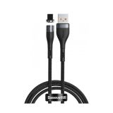 BASEUS PODATKOVNI KABEL CALXC-KG2 QUICK CHARGE 2,4A LIGHTNING 1M - ČRN