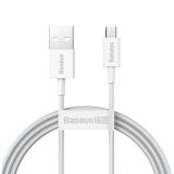 BASEUS PODATKOVNI KABEL CAMYS-02 MICRO USB 1M 2A QC BEL