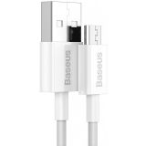 BASEUS PODATKOVNI KABEL CAMYS-02 MICRO USB 1M 2A QC BEL
