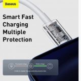 BASEUS PODATKOVNI KABEL CATLYS-A02 SUPERIOR QUICK CHARGE TYPE C - LIGHTNING 20W 1M - BEL