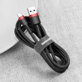 BASEUS PODATKOVNI POLNILNI KABEL CATKLF-C91 TYPE C 2A 2M - ČRNO RDEČ