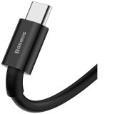 BASEUS PODATKOVNI POLNILNI KABEL CATYS-A01 SUPERIOR QUICK CHARGE TYPE C 66W 2M - ČRN