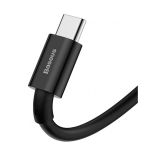BASEUS POLNILNI KABEL CATYS-01 SUPERIOR QUICK CHARGE TYPE C 66W 1M - ČRN