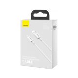 BASEUS POLNILNI KABEL CATYS-02 SUPERIOR QUICK CHARGE TYPE C 66W 1M - BEL