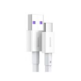 BASEUS POLNILNI KABEL CATYS-02 SUPERIOR QUICK CHARGE TYPE C 66W 1M - BEL