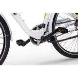 ELEKTRIČNO KOLO ECOBIKE BASIC NEXUS BELE BARVE MESTNO 71.12 CM (28")