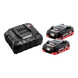 BATERIJE IN POLNILNIKI METABO BASIC-SET 2 X LIHD 4.0 AH BLACK EDITION
