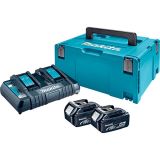 BATERIJE IN POLNILNIKI MAKITA 197504-2 2X 18V 4AH MAKPAC DC18RD