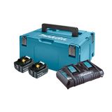 LXT POWER SET MAKITA MAKPAC TIP3, BL1850BX2, DC18RD, 197629-2