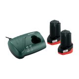 OSNOVNI SET METABO 10,8 V / 2 X 2,0 AH