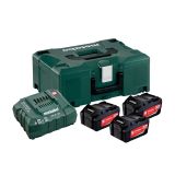 OSNOVNI SET METABO 3 X 5,2 AH + METALOC