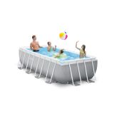 BAZEN S KOVINSKO KONSTRU. INTEX PRISM FRAME RECTANGULAR 400X200X100 CM