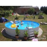 BAZEN SET BALI 4,2X1,2 M; FOLIJA 0,75 DEL STANDARD ENOBARVNA