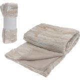 DEKORATIVNA ODEJA EH BELA 130X150 CM UMETNO KRZNO