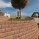 BETONSKI IZDELEK KOGRAD ŠKARPNIK CEPLJEN RJAV 25X25X12.5