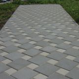 BETONSKI TLAKOVEC KOGRAD KVADRAT 20X20X6 ČRN