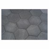 BETONSKI TLAKOVEC KOGRAD ŠESTKOTNI 22.8X11.6X6 ČRN