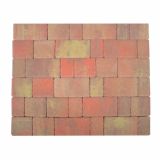 BETONSKI TLAKOVEC OBLAK GROUP RUSTIKAL MIX 01 RDEČ, RUMEN, RJAV