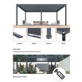 BIOKLIMATSKA MOTOTRIZIRANA PERGOLA MS VISCOM 400 X 286 CM, TEMNO SIVA
