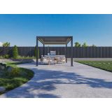 BIOKLIMATSKA PERGOLA BELLANO 3.035 X 4.035 M TEMNO SIVA