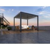 BIOKLIMATSKA PERGOLA BELLANO 3 X 3 M TEMNO SIVA