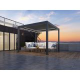 BIOKLIMATSKA PERGOLA BELLANO 3 X 3 M TEMNO SIVA