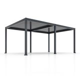 BIOKLIMATSKA PERGOLA BELLANO 6 X 4 M TEMNO SIVA