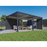 BIOKLIMATSKA PERGOLA BELLANO 6 X 4 M TEMNO SIVA