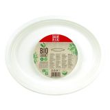 BIO RAZGRADLJIV KROŽNIK - OVALEN, 32X25 CM, 6/1, BIOLOGIC!