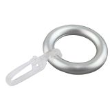 PRIBOR MYDECO BISTRO OBROČEK S KLJUKICO 31 MM, SREBRN, 10 KOS