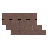 BITUMENSKA SKODLA TEGOLA CANADESE RJAVA DVA ODTENKA 020 TOP PRAVOKOTNA OBLIKA