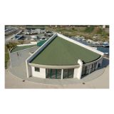 BITUMENSKA SKODLA TEGOLA CANADESE ZELENA DVA ODTENKA 073 PREMIUM OBLIKA BOBROVCA